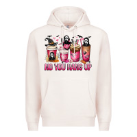Pale Pink No you hang up coffee cups Premium Hoodie - MaliasSmallBusiness