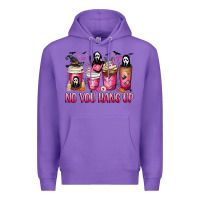 Purple No you hang up coffee cups Premium Hoodie - MaliasSmallBusiness