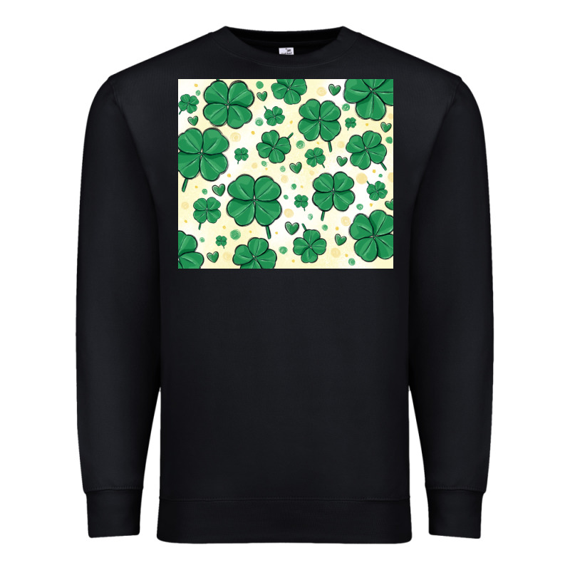 St Patrick Clover Premium Sweatshirt by MaliasSmallBusiness | Teevron