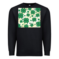 Black st patrick clover Premium Sweatshirt - MaliasSmallBusiness