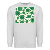 Dove Grey st patrick clover Premium Sweatshirt - MaliasSmallBusiness