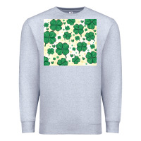 Heather Grey st patrick clover Premium Sweatshirt - MaliasSmallBusiness