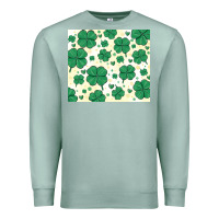 Seafoam st patrick clover Premium Sweatshirt - MaliasSmallBusiness