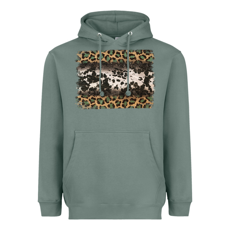 Leopard Cowhide Pattern Background Heavyweight Hoodie by Jasminsmagicworld | Teevron