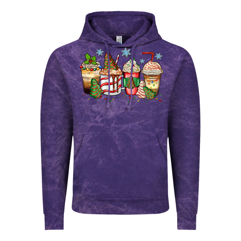 Christmas Tree Cake  Coffee Cups Vintage Hoodie by Zillion Design Studio | Teevron