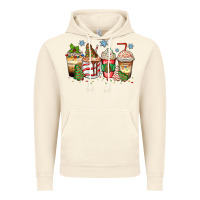 Vintage Artic christmas tree cake  coffee cups Vintage Hoodie - Zillion Design Studio