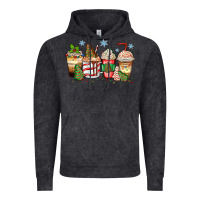 Vintage Black christmas tree cake  coffee cups Vintage Hoodie - Zillion Design Studio