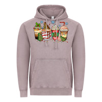 Vintage Zinc christmas tree cake  coffee cups Vintage Hoodie - Zillion Design Studio