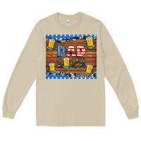 Mushroom dad life with beers Long Sleeve Tee - HRA Design Shop