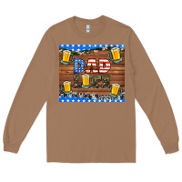 Toasted Coconut dad life with beers Long Sleeve Tee - HRA Design Shop