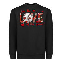 Black for the love of the game baseball Heavyweight Sweatshirt - texasbilliewilder