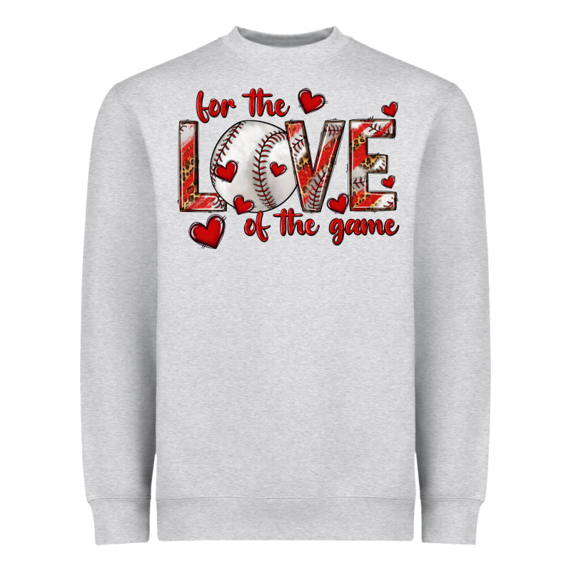 For The Love Of The Game Baseball Heavyweight Sweatshirt by texasbilliewilder | Teevron