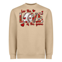 Mushroom for the love of the game baseball Heavyweight Sweatshirt - texasbilliewilder