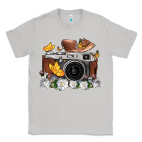 Moon Dust floral butterfly film roll vintage camera Classic Tee - FaDigitalArtStudio
