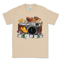 Mushroom floral butterfly film roll vintage camera Classic Tee - FaDigitalArtStudio