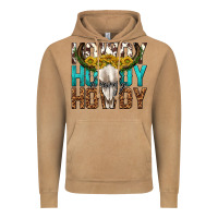 Vintage Camel howdy howdy howdy western bull skull Vintage Hoodie - texasbilliewilder