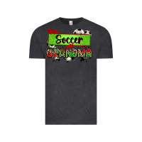 Vintage Black soccer grandma with leopard Vintage Tee - Zillion Design Studio