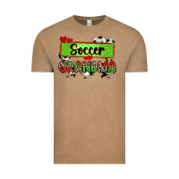 Vintage Coffee soccer grandma with leopard Vintage Tee - Zillion Design Studio
