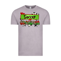 Vintage Zinc soccer grandma with leopard Vintage Tee - Zillion Design Studio