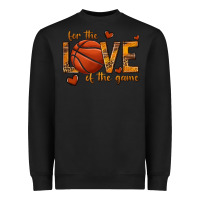 Black for the love of the game basketball Heavyweight Sweatshirt - texasbilliewilder