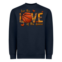 Navy for the love of the game basketball Heavyweight Sweatshirt - texasbilliewilder