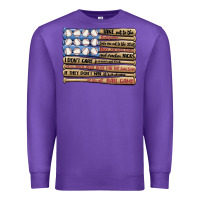 Purple baseball ballgame Premium Sweatshirt - MaliasSmallBusiness
