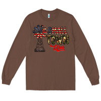 Chestnut small town usa Long Sleeve Tee - CowhideDigitalArt