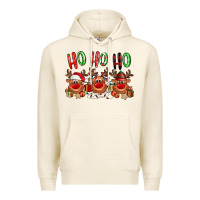 Tofu Ho ho ho Reindeer Premium Hoodie - NancyCooperArtShop