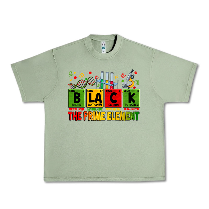 Black The Prime Element Urban Heavy Tee by Zillion Design Studio | Teevron