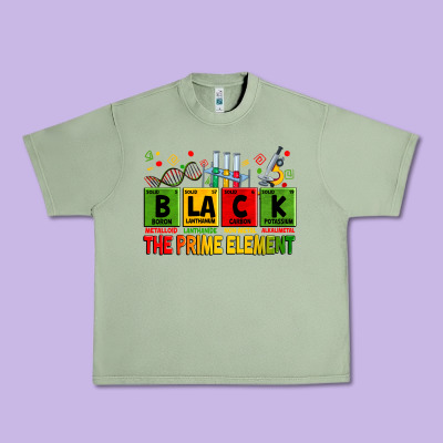 Black The Prime Element Urban Heavy Tee Designed By Zillion Design Studio