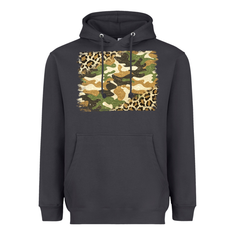 Leopard Camo Pattern Background Heavyweight Hoodie by Jasminsmagicworld | Teevron
