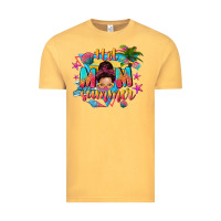 Vintage Mustard hot mom summer with messy bun Vintage Tee - texasbilliewilder