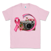 Bubblegum Pink floral cancer ribbon vintage camera Classic Tee - FaDigitalArtStudio