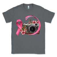 Charcoal Heather floral cancer ribbon vintage camera Classic Tee - FaDigitalArtStudio