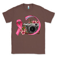 Chestnut floral cancer ribbon vintage camera Classic Tee - FaDigitalArtStudio