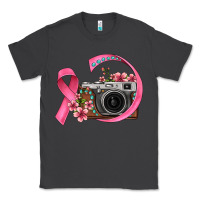 Smoke floral cancer ribbon vintage camera Classic Tee - FaDigitalArtStudio