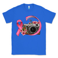 True Royal floral cancer ribbon vintage camera Classic Tee - FaDigitalArtStudio
