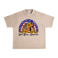 God Bless America  Rainbow Urban Heavy Tee | Teevron