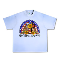 Grape Ice god bless america  rainbow Urban Heavy Tee - BarkalooDesign