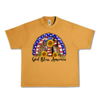 Peanut Butter god bless america  rainbow Urban Heavy Tee - BarkalooDesign