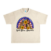 Sandshell god bless america  rainbow Urban Heavy Tee - BarkalooDesign