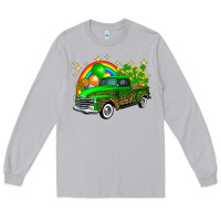 Moon Dust st patricks shamrock gold rainbow balloon candy truck Long Sleeve Tee - FaDigitalArtStudio