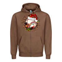 Chestnut Christmas baseball Zipper Hoodie - JahusDesignShop