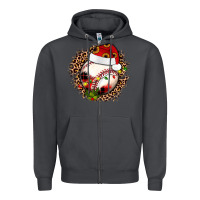 Smoke Christmas baseball Zipper Hoodie - JahusDesignShop