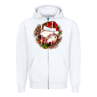 White Christmas baseball Zipper Hoodie - JahusDesignShop