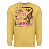 Antique Gold on the third day  he rose Premium Sweatshirt - MaliasSmallBusiness