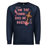 Navy on the third day  he rose Premium Sweatshirt - MaliasSmallBusiness