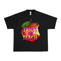 Black Trick or Teach Urban Heavy Tee - texasbilliewilder
