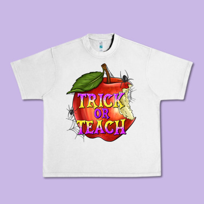 Trick Or Teach Urban Heavy Tee Designed By Texasbilliewilder