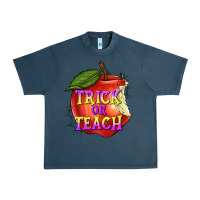Midnight Navy Trick or Teach Urban Heavy Tee - texasbilliewilder